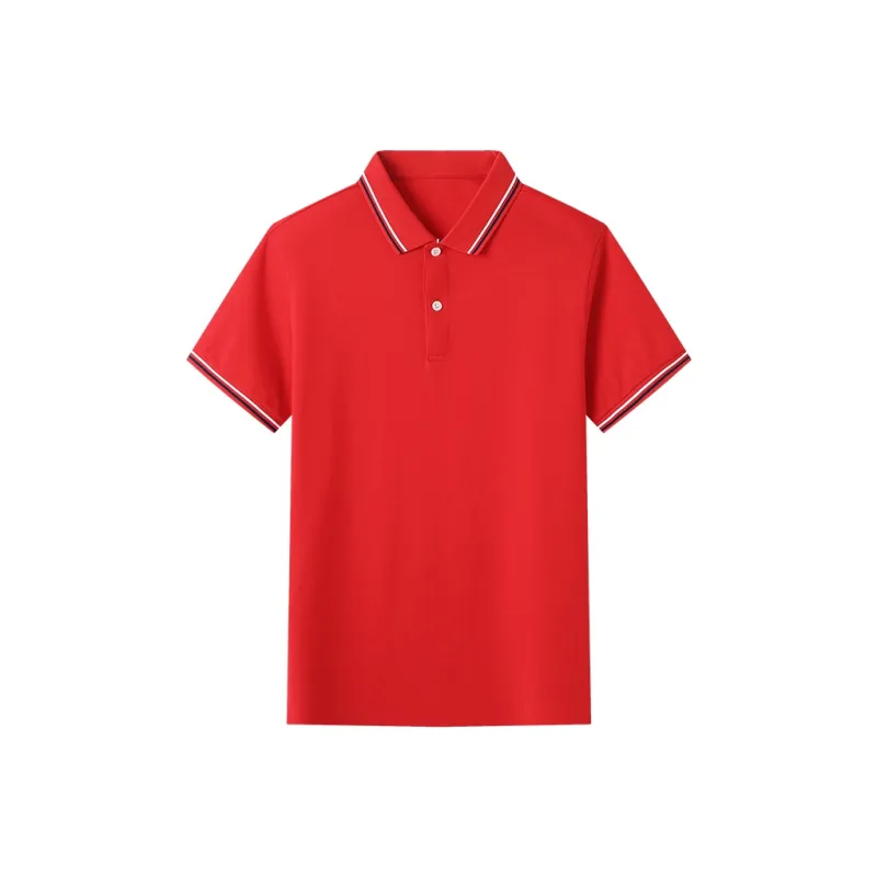 ARTSDON Polo Shirts Men Red-0