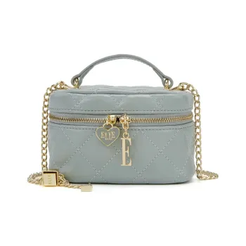 ELLE Split Cow Leather Handbag Regular Women's Multicolor