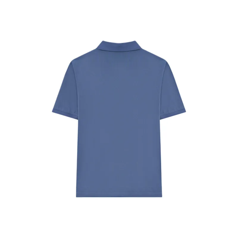 KENT&CURWEN Three Lions Embroidery 100% Cotton Shell Button Polo Shirt Unisex-19