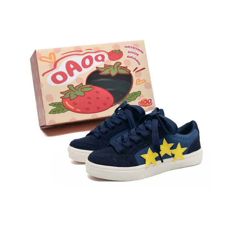 OAOQ Slip Resistant Cushioning Abrasion Resistant Lightweight Breathable Low Top Skateboard Shoes Unisex-47