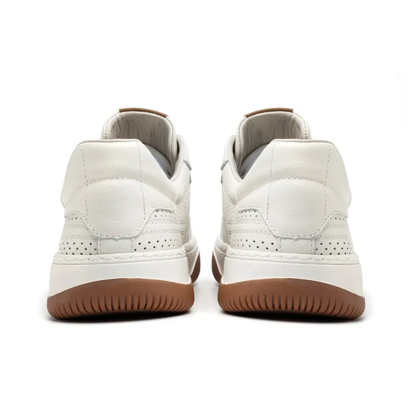 FED Low Top Skateboard Shoes Men's White-3