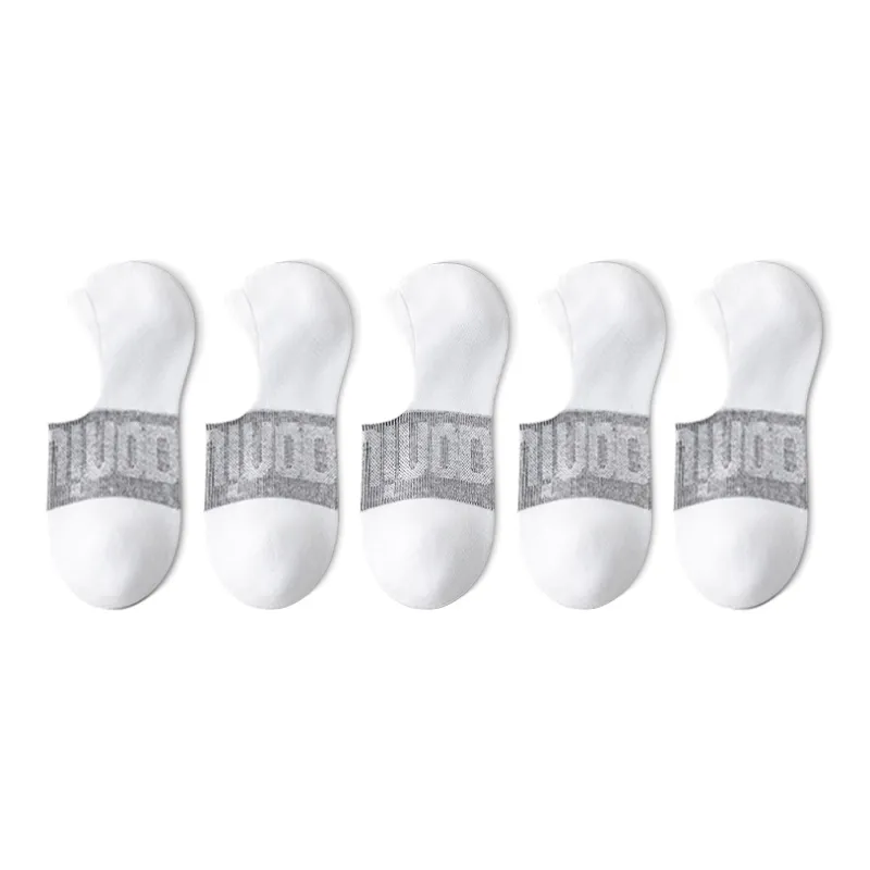 LUOLIAN No Show Socks Men's 5 Pack-1