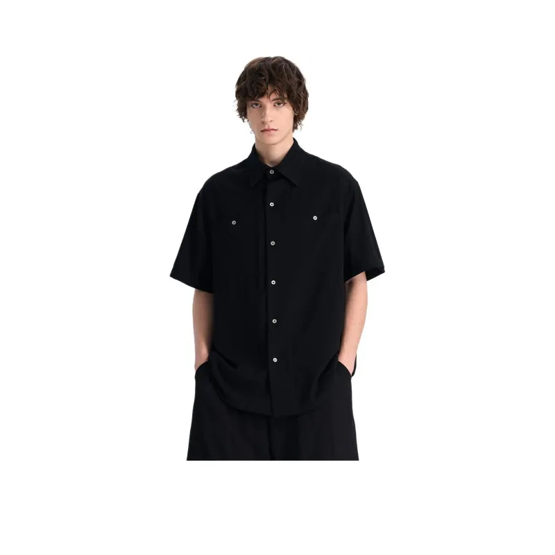 WILD LEADER Shirts Men Mysterious Black[CW51585A53]-0