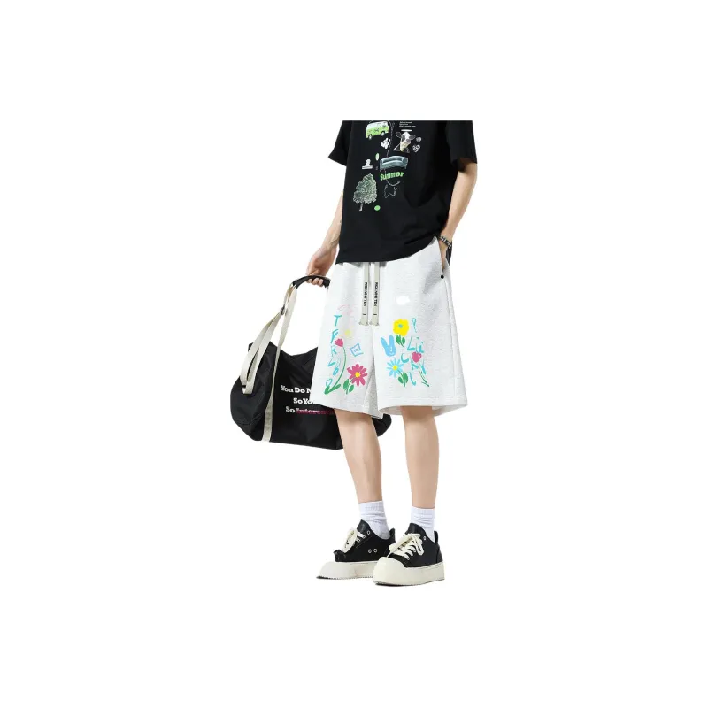 RICE NINE TEN Casual Shorts Unisex-16