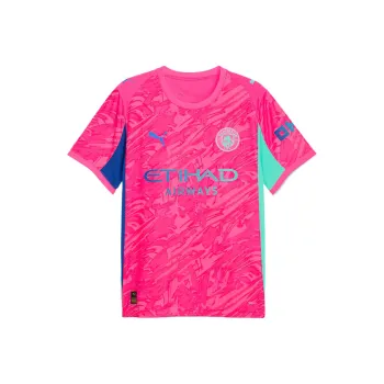 PUMA Manchester CityGoalkeeper T Shirt Men's Peach Pink