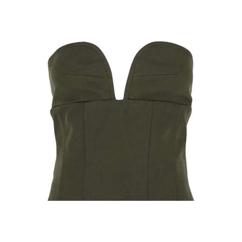 MaxMara Strapless Bustier Top-1