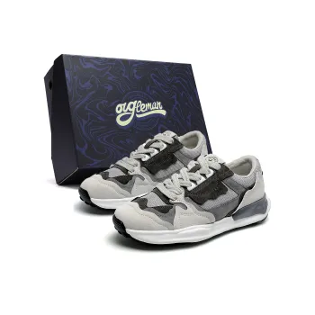 OUGLEMEN Slip Resistant And Abrasion Resistant Coverage Low Top Casual Shoes Men's