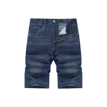 SEPTWOLVES Denim Shorts Unisex Dark Blue