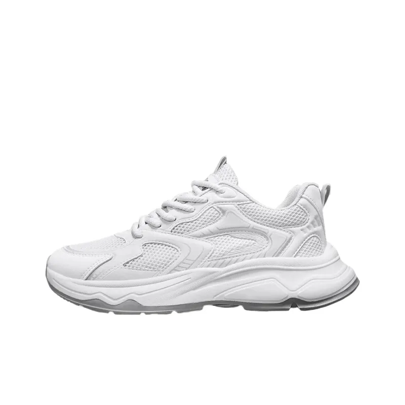 DINGGU Abrasion Resistant Breathable Coverage Low Top Chunky Sneakers Men's-4
