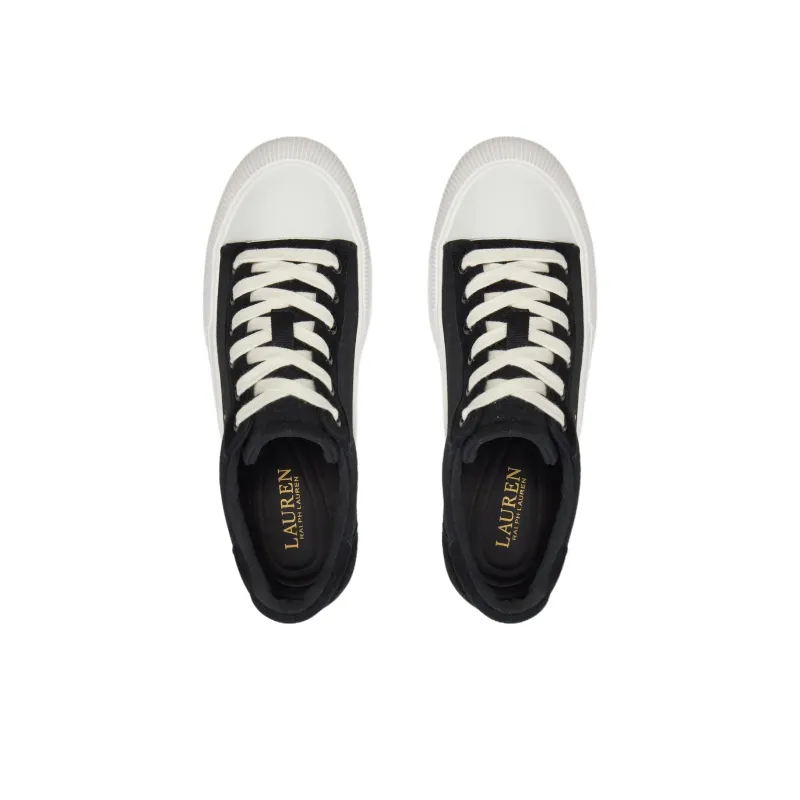 LAUREN RALPH LAUREN Low Top Skateboard Shoes Women's Black-4