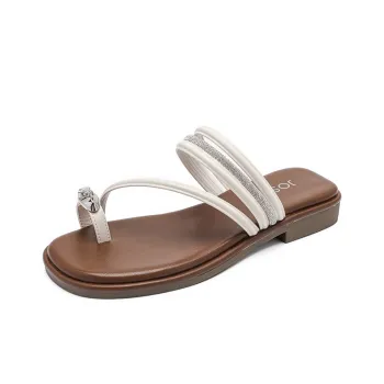 JOSINY Slide Slippers Women's Beige Brown