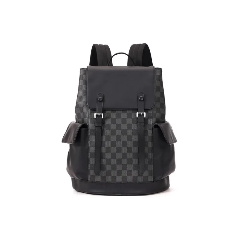 VIHUS Microfiber Leather Backpack Men's Multicolor-3