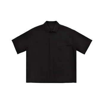 SINBOS Shirts Men Tide Night Black