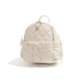 Jade En Plus PU Backpack Regular Women's Milk White/Peach Pink