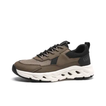 ELLE HOMME Low Top Casual Shoes Men's Khaki