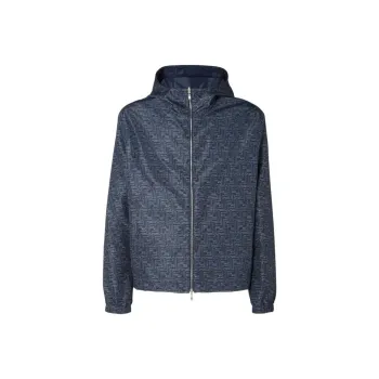FENDI Jackets & Coats Men's Blue