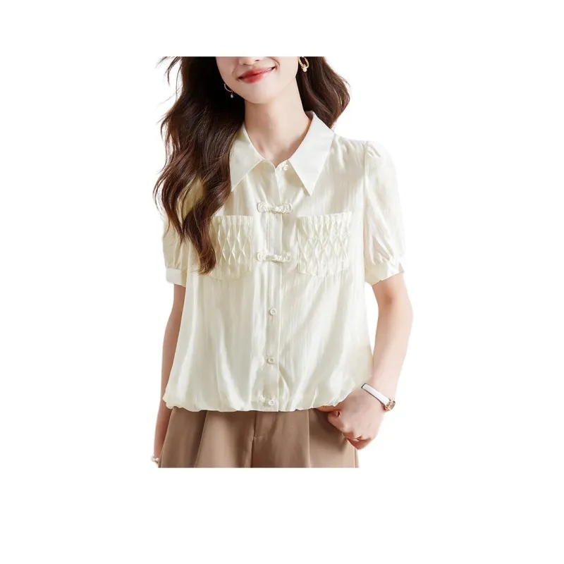 X MOOM Shirts Women's Beige-0
