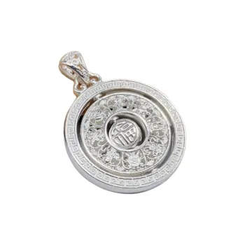 U state 999 Fine Silver Foot Silver Pendants Women's