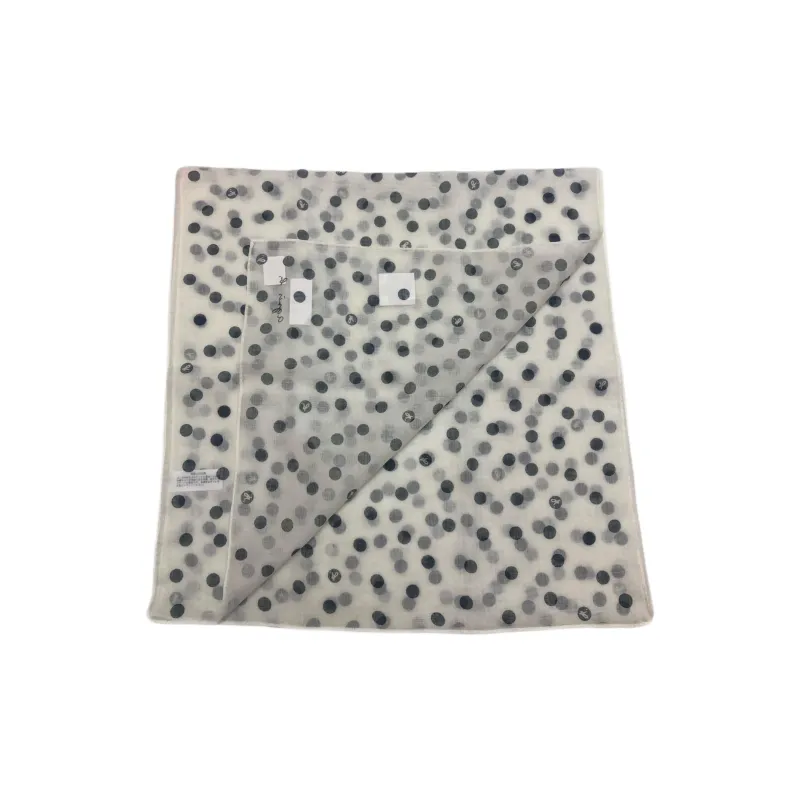 Agnes B. Cotton, Cotton Fabric Silk Scarves Women's White-0