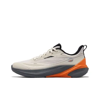 Erke Shock Absorbers Rebound Low Top City Commute Running Shoes Men's Pumice Gray Citrus Honey Brown