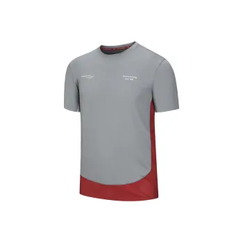 Saucony T Shirt Unisex Asphalt Cloud Gray