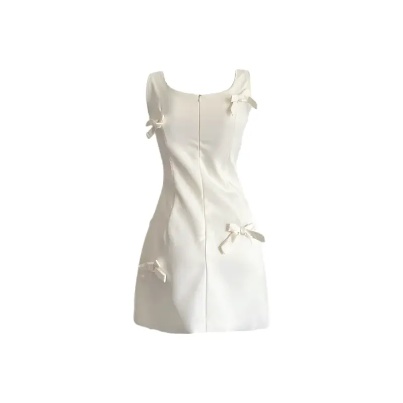 AURORA MUSE Slip Dresses Women's Pearl White-1