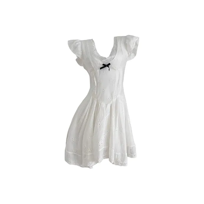 SECFLY OFFICIAL Short Sleeved Dress Women's-0