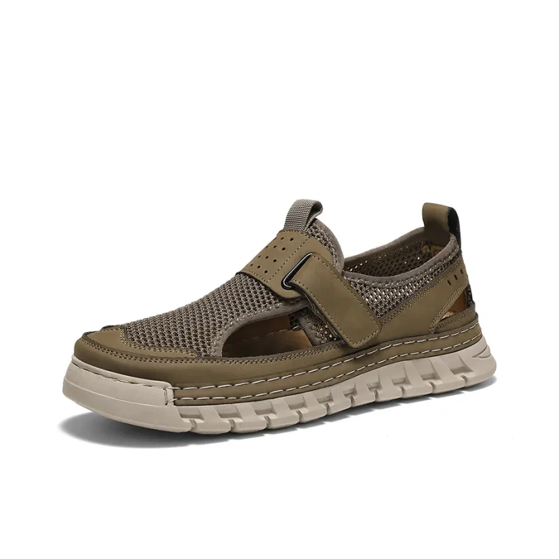 Frank Mully Men's Casual Shoes Men Low Top Beige/Khaki/Black-4