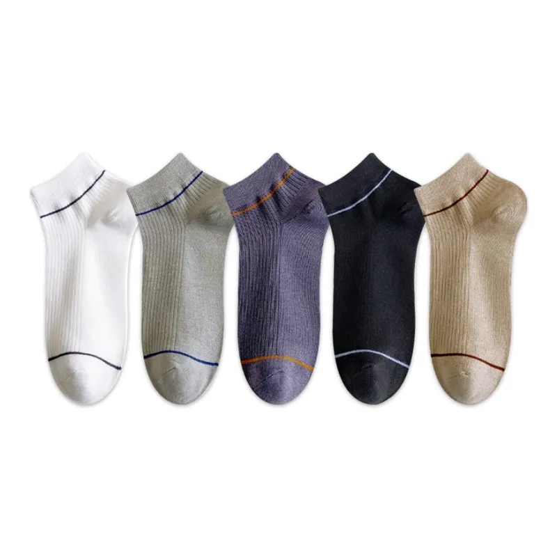 AUGUST Ankle Socks Men's 5 Pack-0