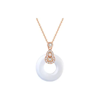 Yu Shangxuan Natural Chalcedony Necklaces Unisex