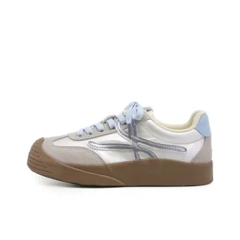 The New Age Family Low Top Skateboard Shoes Women's Blue Yellow