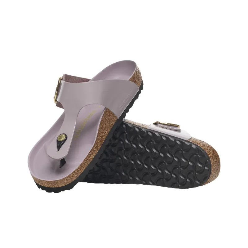 Birkenstock Gizeh Big Buckle EVA Abrasion Resistant Flip Flops Women's Purple Regular Loose Fit-4