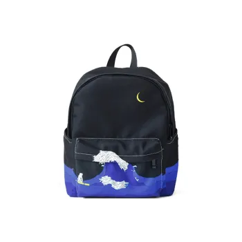 POY Oxford Backpack Unisex Surfing Bear