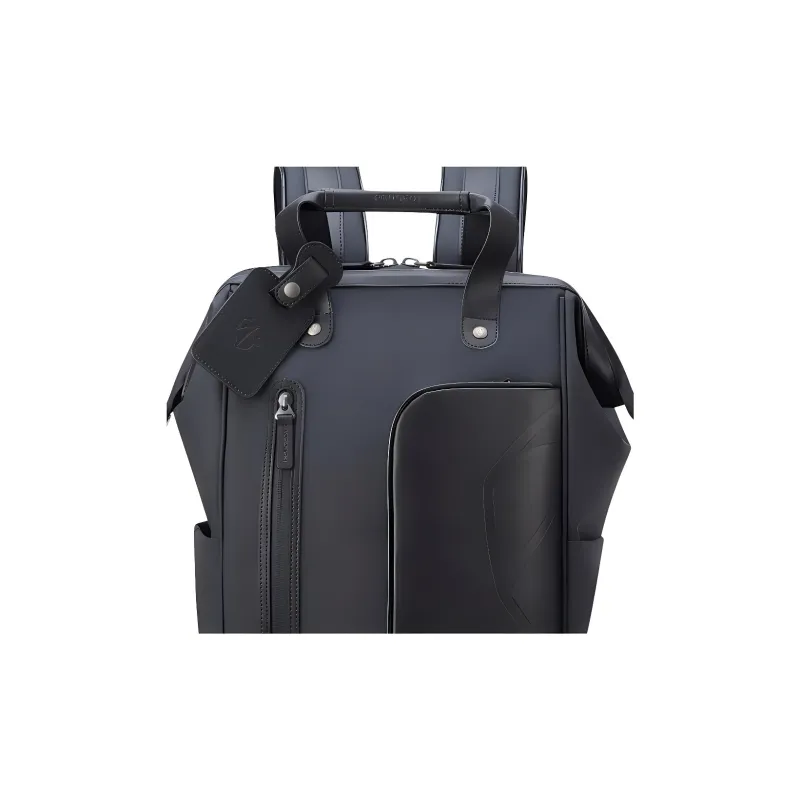 DELSEY Recycled Polyester Backpack Unisex Black-3