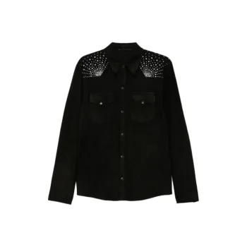SALVATORE SANTORO Leather Overshirt