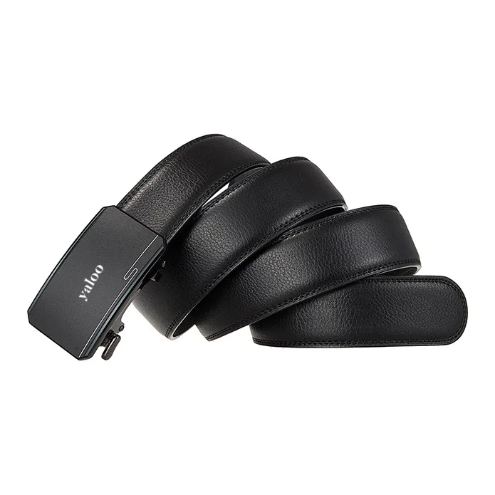 Yalu Cow Split Leather Belts Men's 3.5CM-2