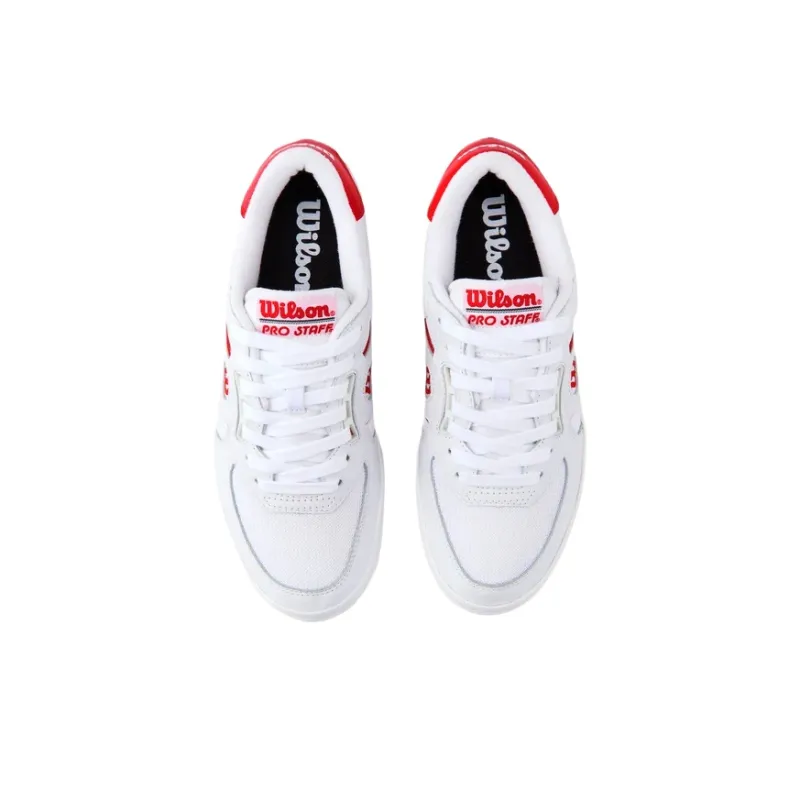 Wilson PRO STAFF Low Top Tennis Shoes Unisex White-3