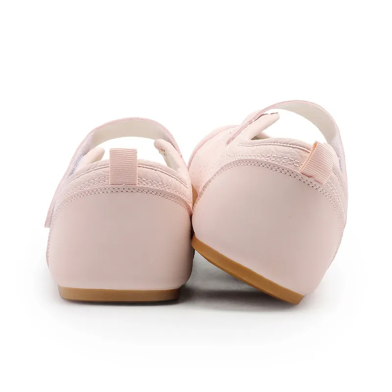 DEERWAY Height Increasing Abrasion Resistant Lightweight Breathable Slip Resistant Low Top Casual Shoes Women's Pink-4