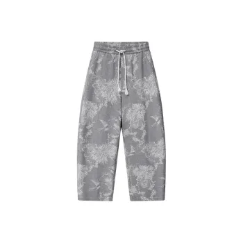 WARNING LIGHT Jeans Unisex Pattern Gray