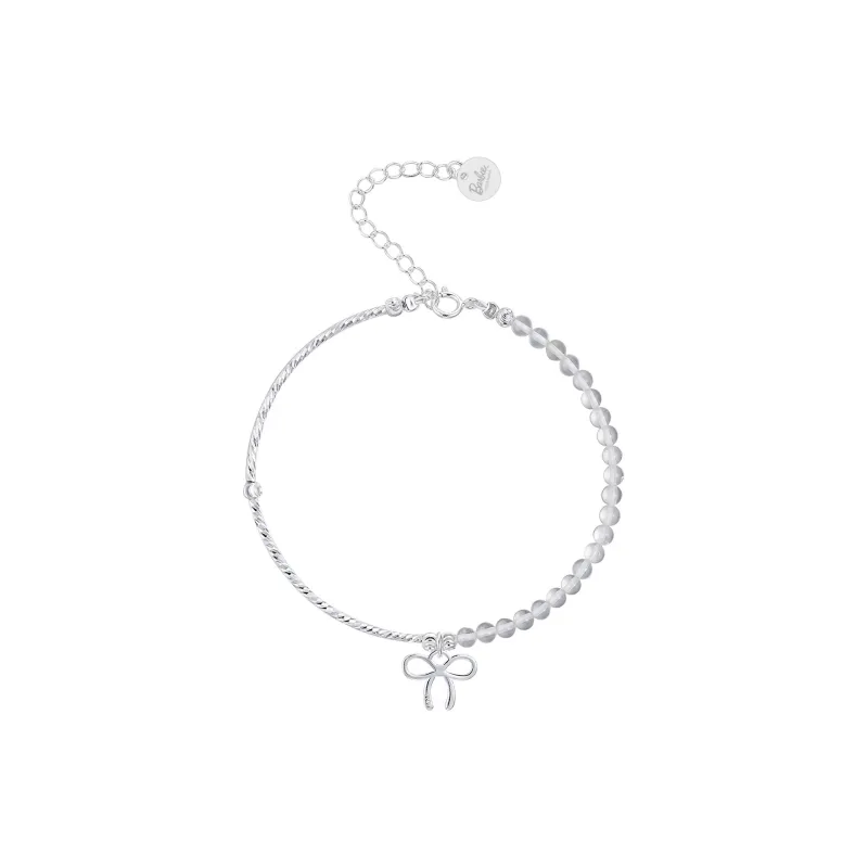 Barbie S925 Silver Bracelets Women's Silver, Gift Box Set-4