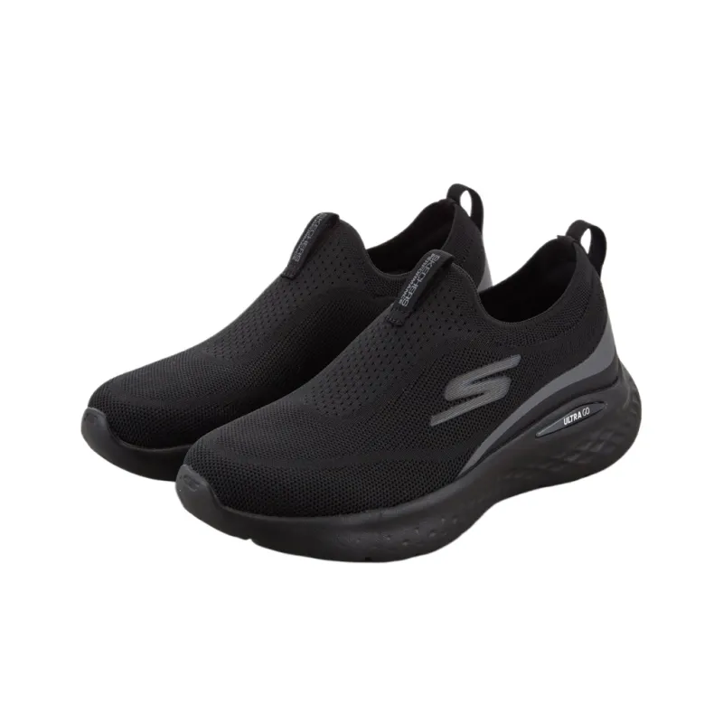 Skechers Go Run Lite Low Top Casual Shoes Women's Black-2
