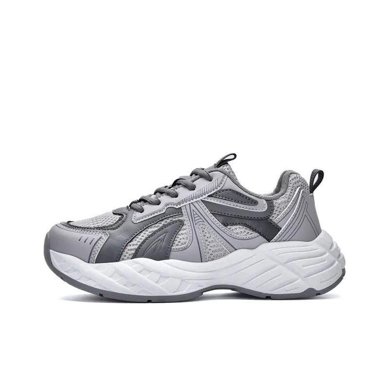 VICTORIA&VERA Slip Resistant, Abrasion Resistant, Breathable, Lightweight Low Top Chunky Sneakers Women's-5