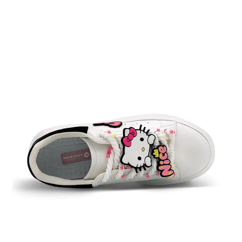 Hello Kitty White Casual Shoes Women's Low Top-4