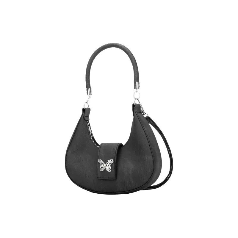UNITE STAR PU Handbag, Shoulder Bag Women's Blue/Gray/Black-7