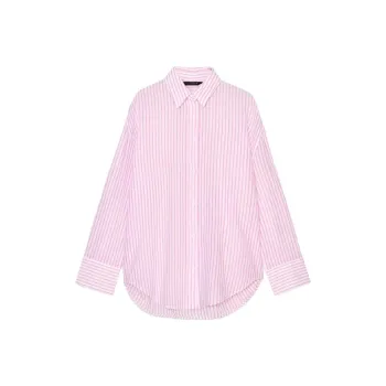 ZARA Shirts Women's White/Pink