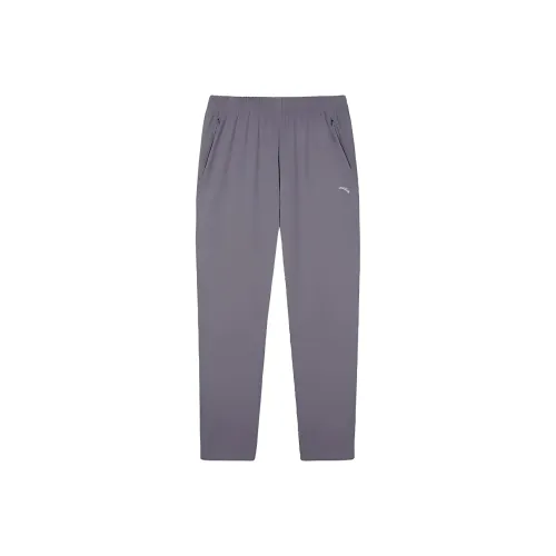 Anta Variety Training Collection Knitted Sweatpants Women's Dark Gray