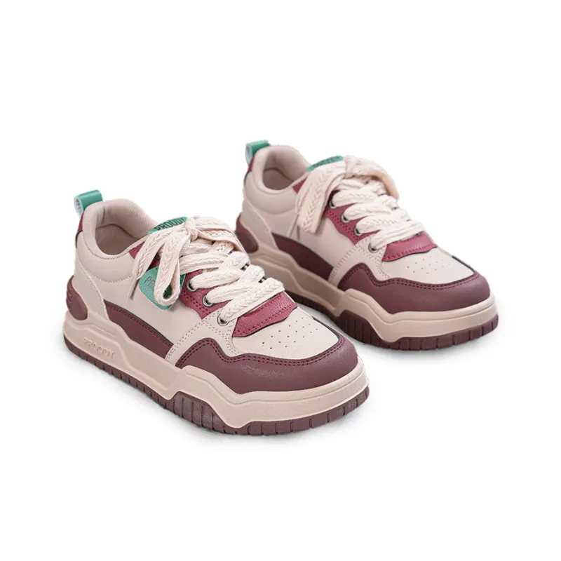 Gai Renpu Anti Slip And Wear Resistant Height Increasing Low Top Skateboard Shoes Women's-3