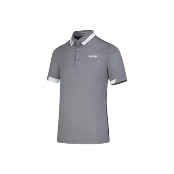 HONMA Polo Shirt Men's Mist Gray