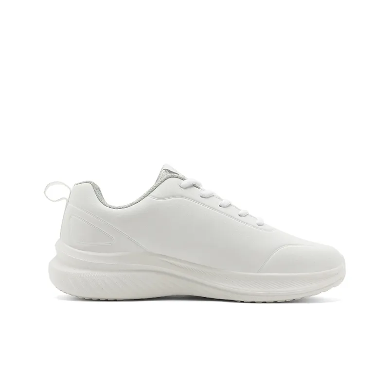 K bird Cushioning Abrasion Resistant Lightweight Low Top City Commute Running Shoes Women's White Gray-1
