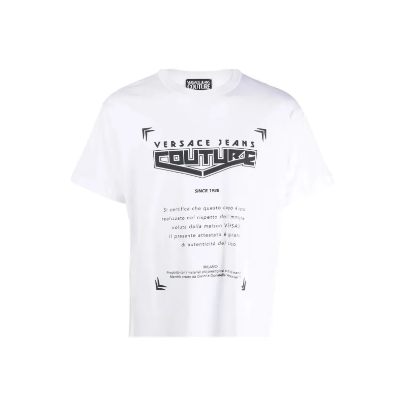 VERSACE JEANS COUTURE SS22 T Shirt Men's White-3